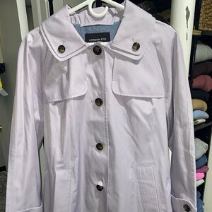London Fog Women's Lilac Trench Coat